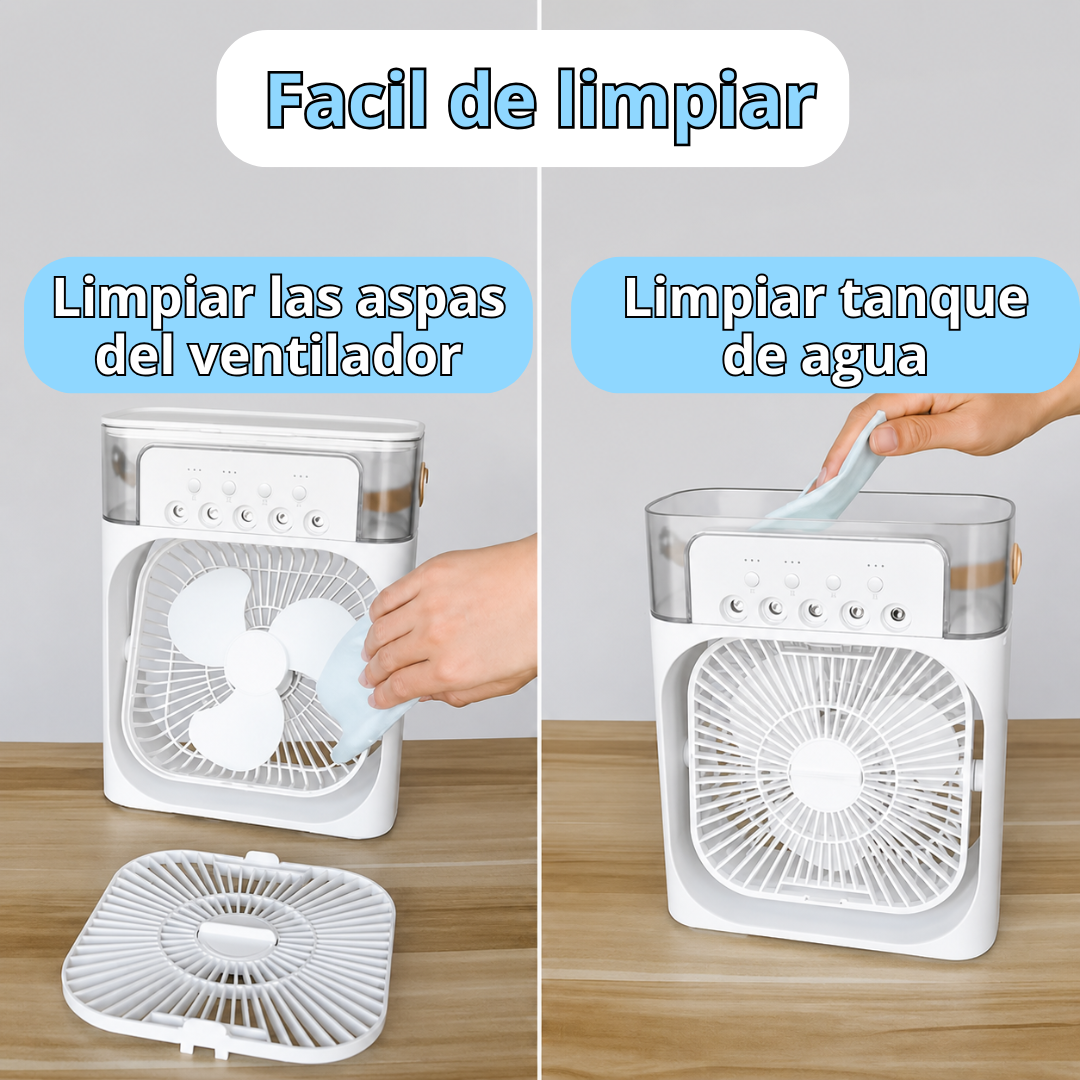 Ventilador portátil 3 en 1